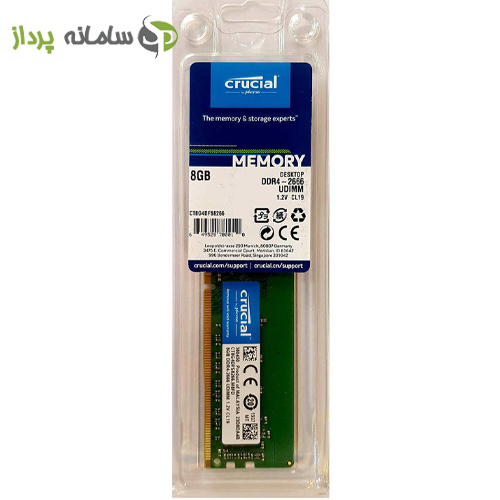 رم کروشیال دسکتاپ DDR4 تک کاناله 2666 مگاهرتز CL19 ظرفیت 8 گیگابایت