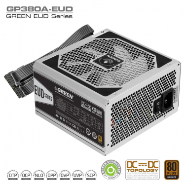 منبع تغذیه کامپیوتر گرین مدل GP380A-EUD