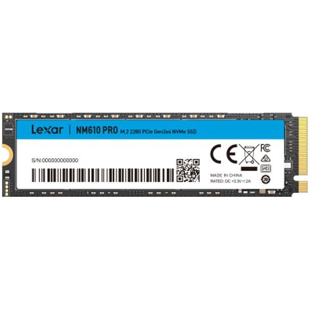 اس اس دی اینترنال M.2 NVMe لکسار مدل NM610 Pro ظرفیت 500 گیگابایت