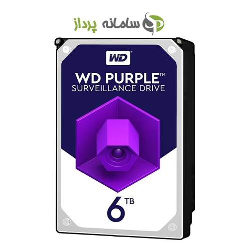 هارد دیسک اینترنال وسترن دیجیتال بنفش مدل WD60PURX ظرفیت ۶ ترابایت