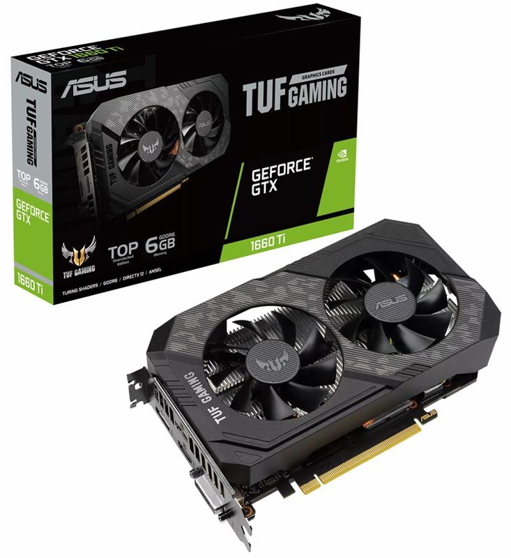 کارت گرافیک ایسوس مدل TUF Gaming GTX 1660 Ti TOP 6GB