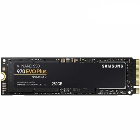 حافظه اس اس دی اینترنال سامسونگ مدل 970EVO Plus M.2 2280 NVMe ظرفیت 250 گیگابایت