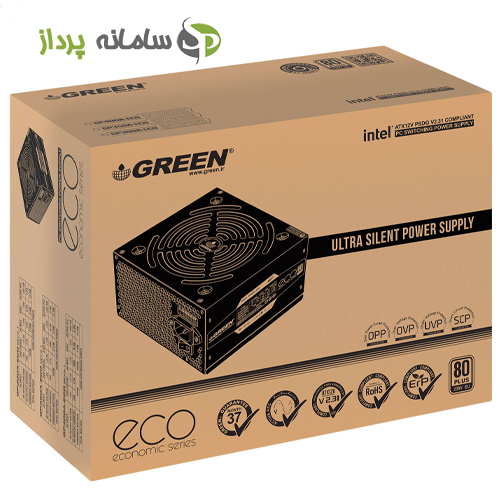  پاور گرین مدل GP300A-ECO Green GP300A ECO Power Supply 