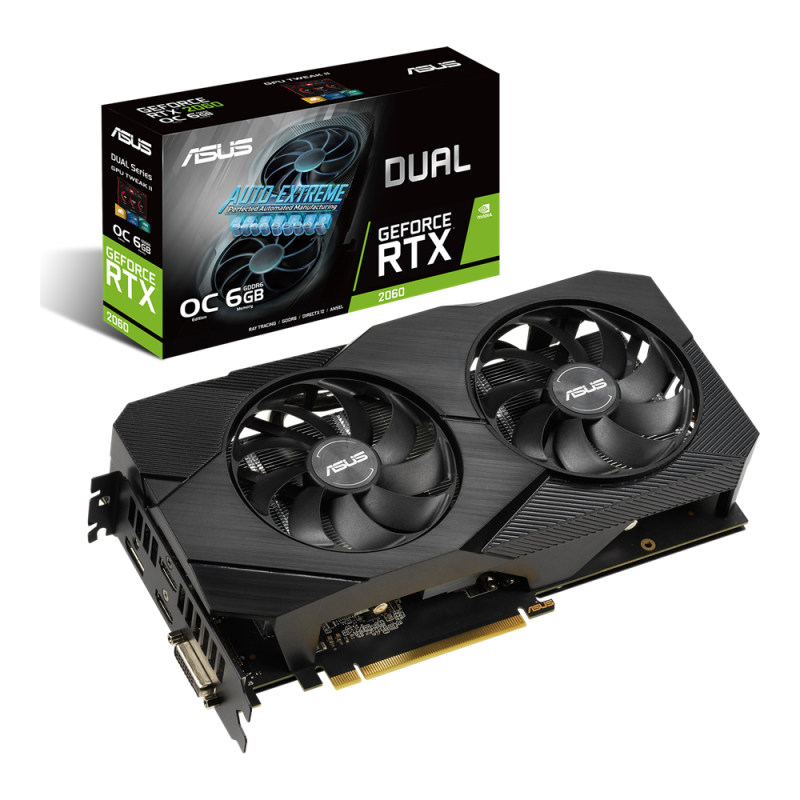 کارت گرافیک ایسوس مدل DUAL RTX 2060 O6G