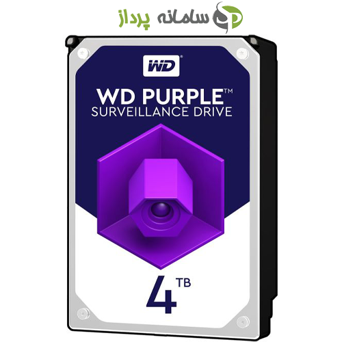 هارد دیسک اینترنال وسترن دیجیتال بنفش مدل WD40PURX ظرفیت 4 ترابایت