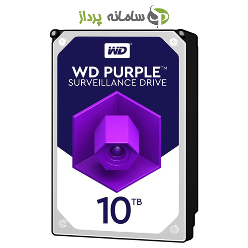 هارد دیسک اینترنال وسترن دیجیتال بنفش مدل WD102PURZ ظرفیت 10 ترابایت