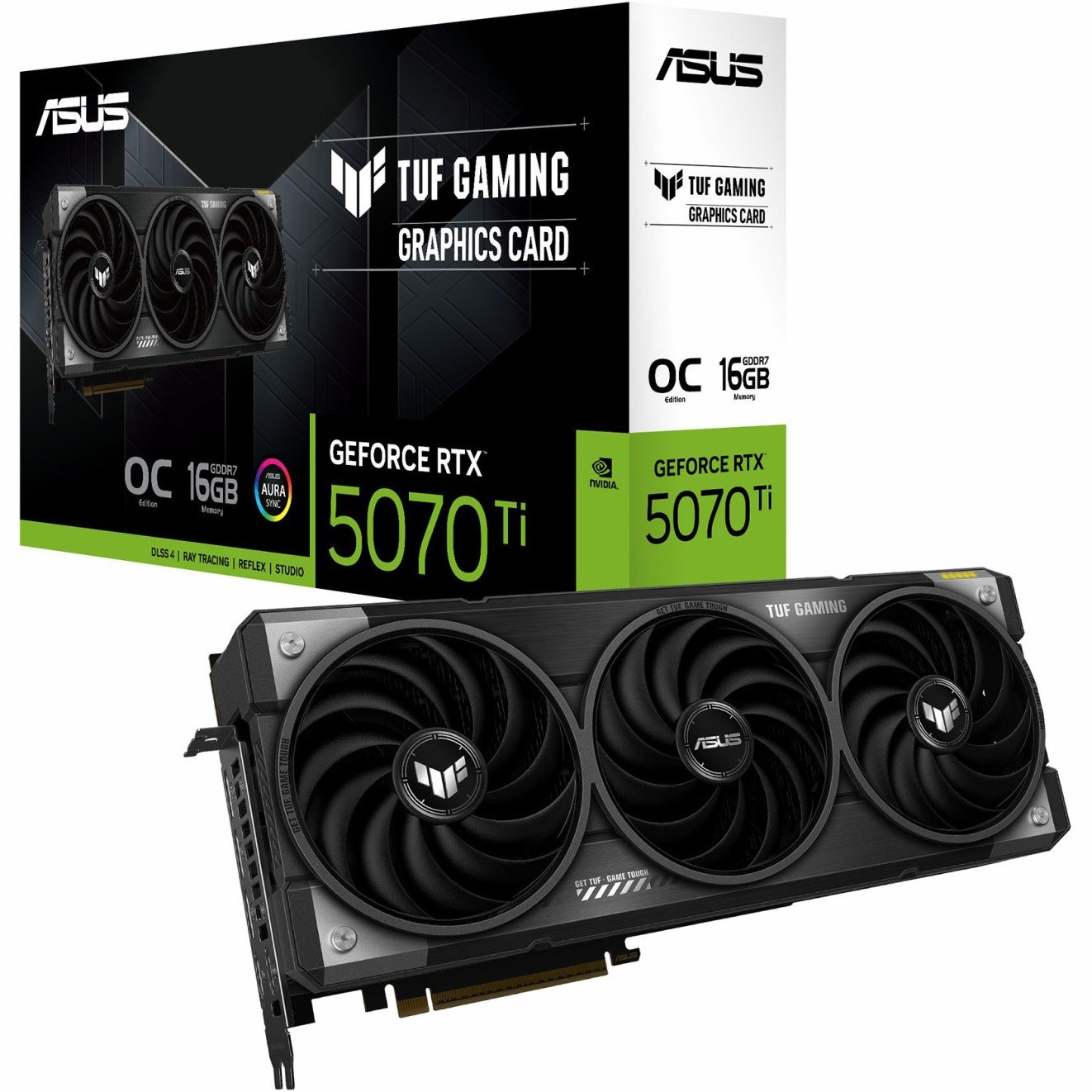 کارت گرافیک ایسوس مدل TUF Gaming GeForce RTX 5070 Ti 16GB GDDR7 OC Edition
