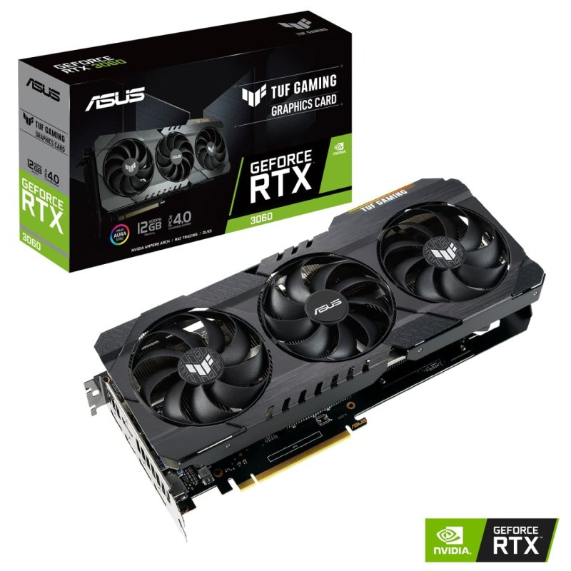 کارت گرافیک ایسوس مدل GEFORCE RTX TUF 3060 OC 12GB