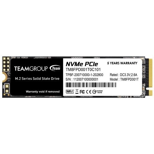 س اس دی اینترنال تیم گروپ مدل MP33 PRO NVMe M.2 ظرفیت 1 ترابایت