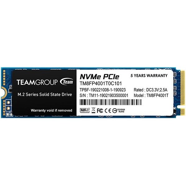 اس اس دی اینترنال تیم گروپ M.2 2280 NVMe مدل MP33 ظرفیت 256 گیگابایت