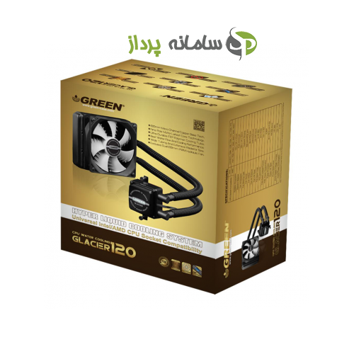 سیستم خنک کننده آبی گرین مدل Glacier Glc 120-0