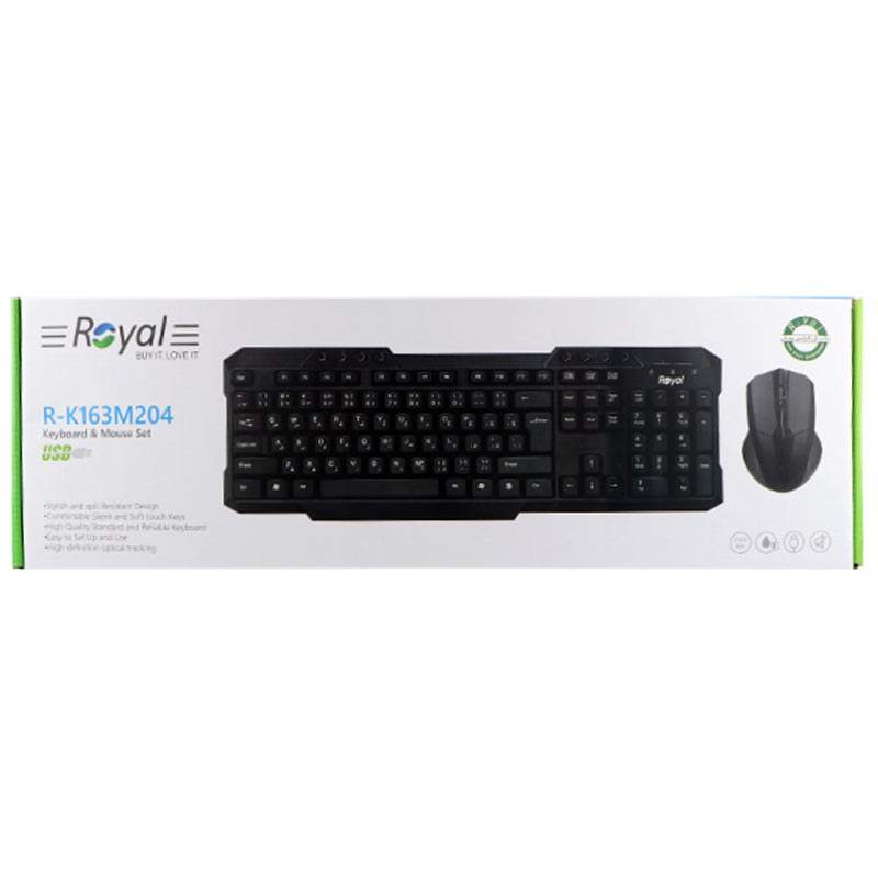 کیبورد ماوس رویال مدل R-K163M204-3