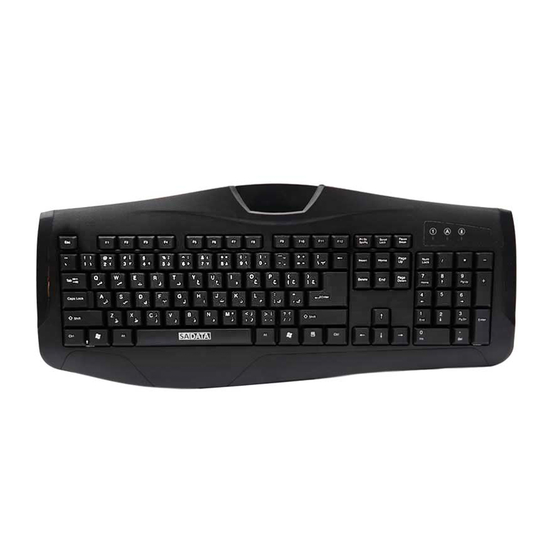 کیبورد و ماوس بی سیم سادیتا مدل SKM-1655WL-3
