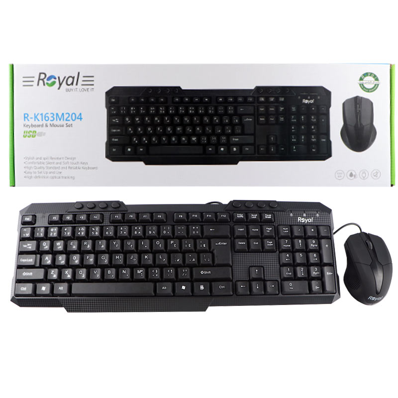 کیبورد ماوس رویال مدل R-K163M204-1