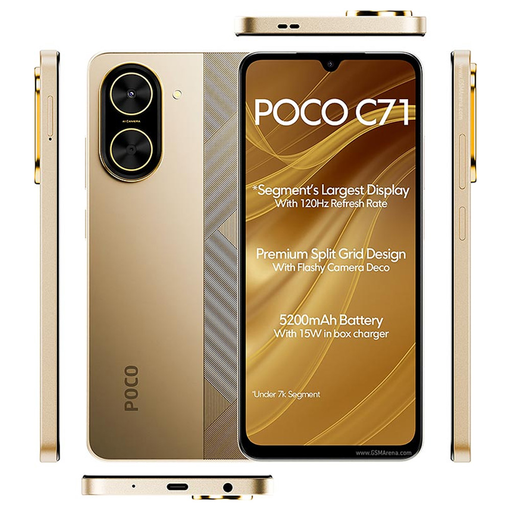 گوشی موبایل شیائومی مدل Poco C71 ظرفیت 128 رم 4 گیگابایت-1