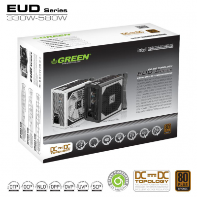منبع تغذیه کامپیوتر گرین مدل GP430A-EUD-1