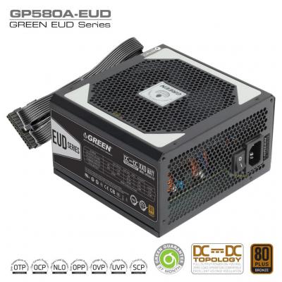 منبع تغذیه کامپیوتر گرین مدل GP580A-EUD-2