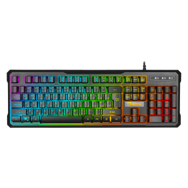 کیبورد ماوس گرین مدل GKM605 RGB-2