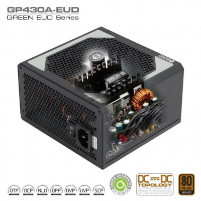 منبع تغذیه کامپیوتر گرین مدل GP430A-EUD-3