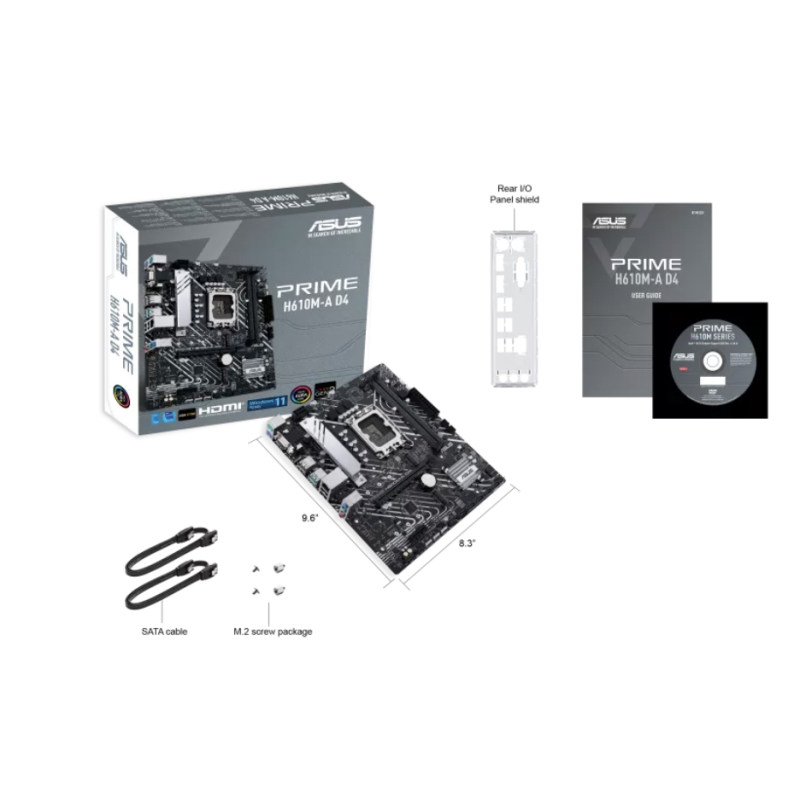مادربرد ایسوس مدل ASUS PRIME H610M-D D4-0